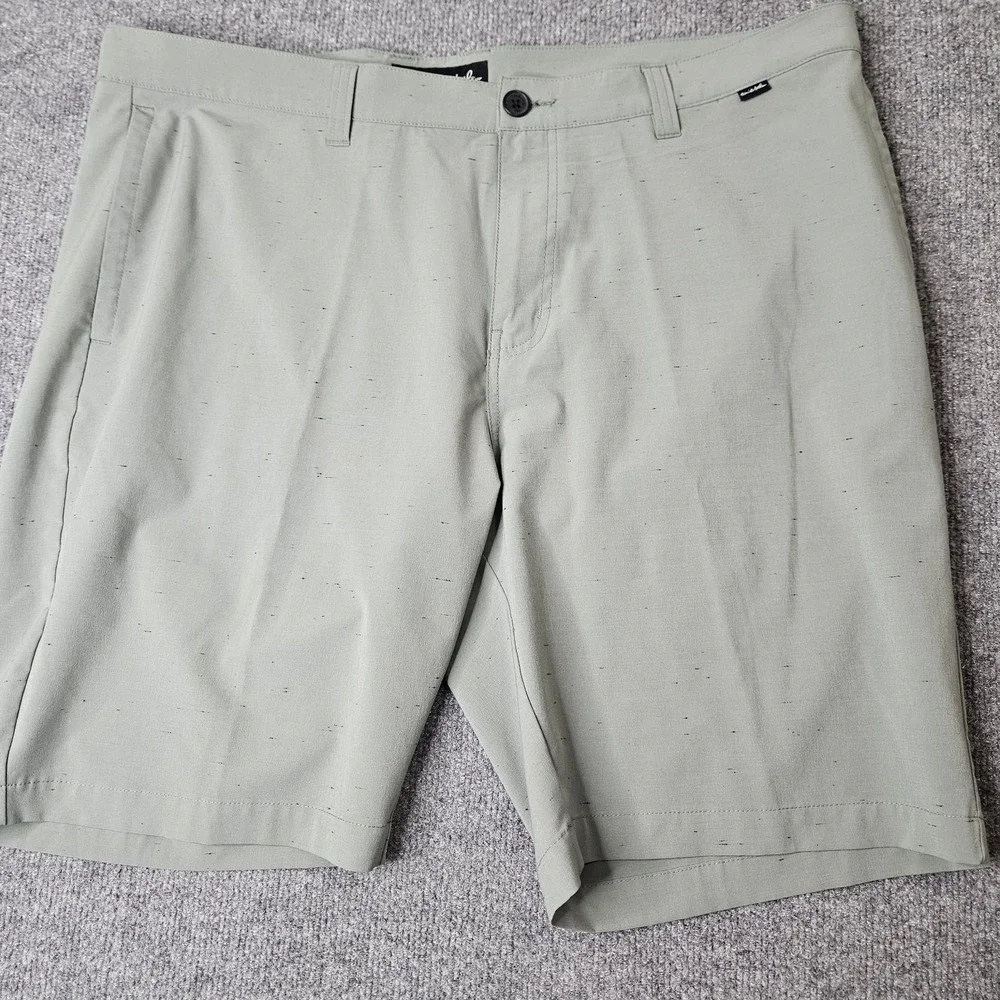 Travis Mathew Men's‎ Golf Shorts Size 40 Green Heathered Stretch Preppy